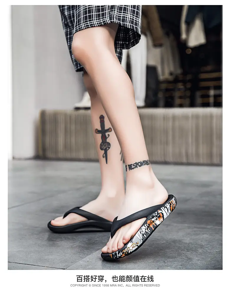 2026 New Summer Style Large Size Flip-Flops for Men, Thick-Soled Outdoor Beach Shoes, Lightweight and Breathable Couple's Flip-Flops — feature 8