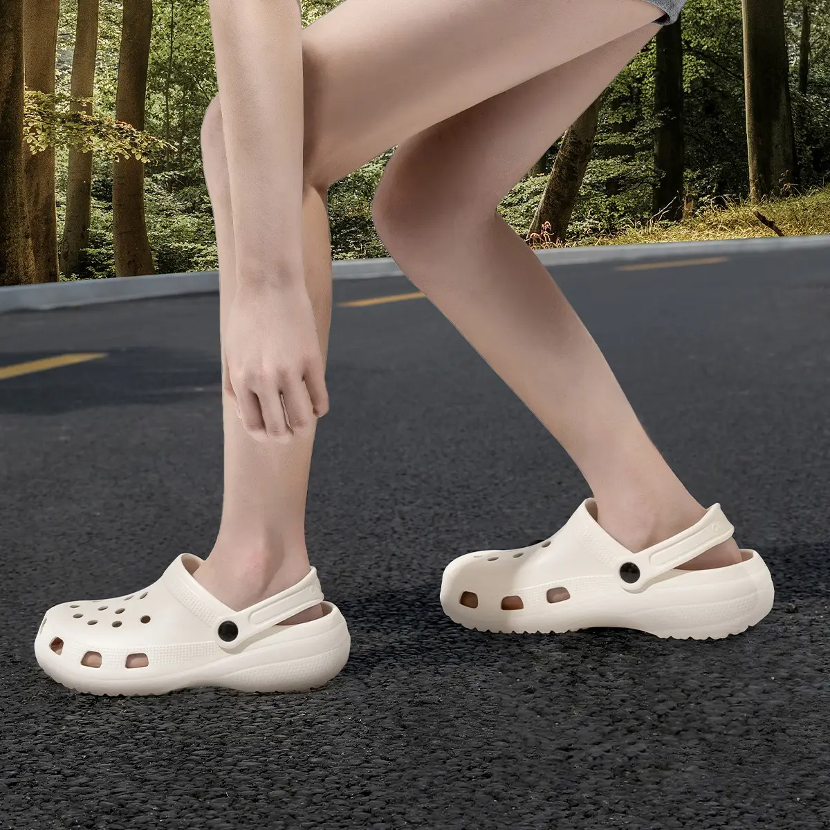 Women's Cute Cartoon Hole Slippers White 2025 - Image 42