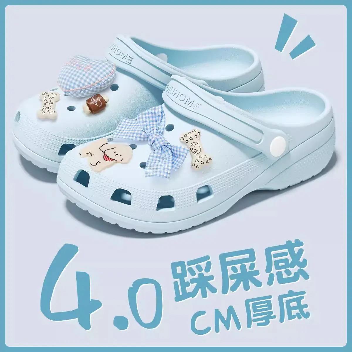 Women's Cute Cartoon Hole Slippers White 2025 - Image 36