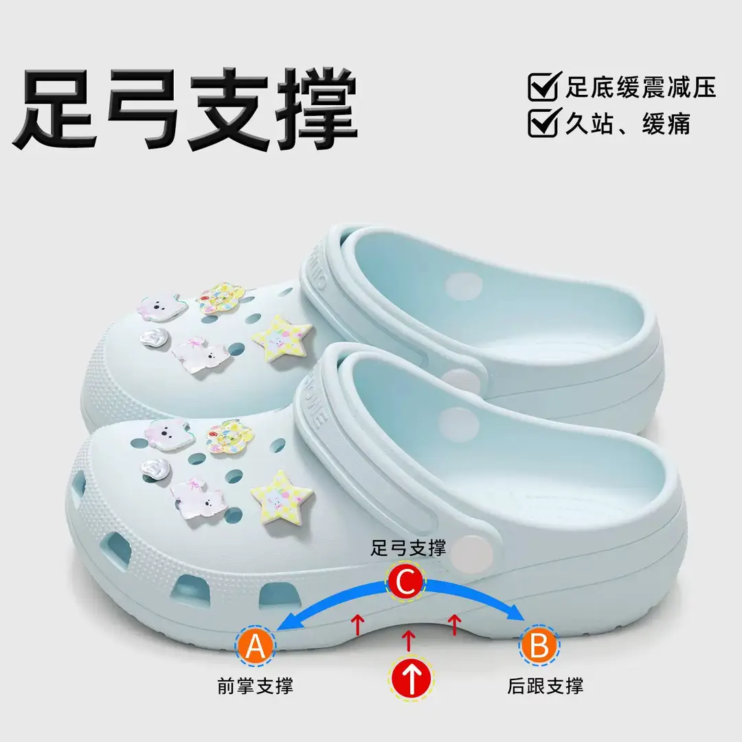 Croc-Style Shoes for Women 2026 New Model Indoor Home Non-Slip Wear-Resistant Beach Outdoor Slippers with a Soft Feel for Summer Men - Image 41