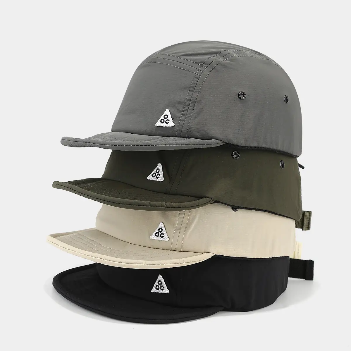 Men Gray Japanese Short-Eaves Hip-hop Cap - Image 5