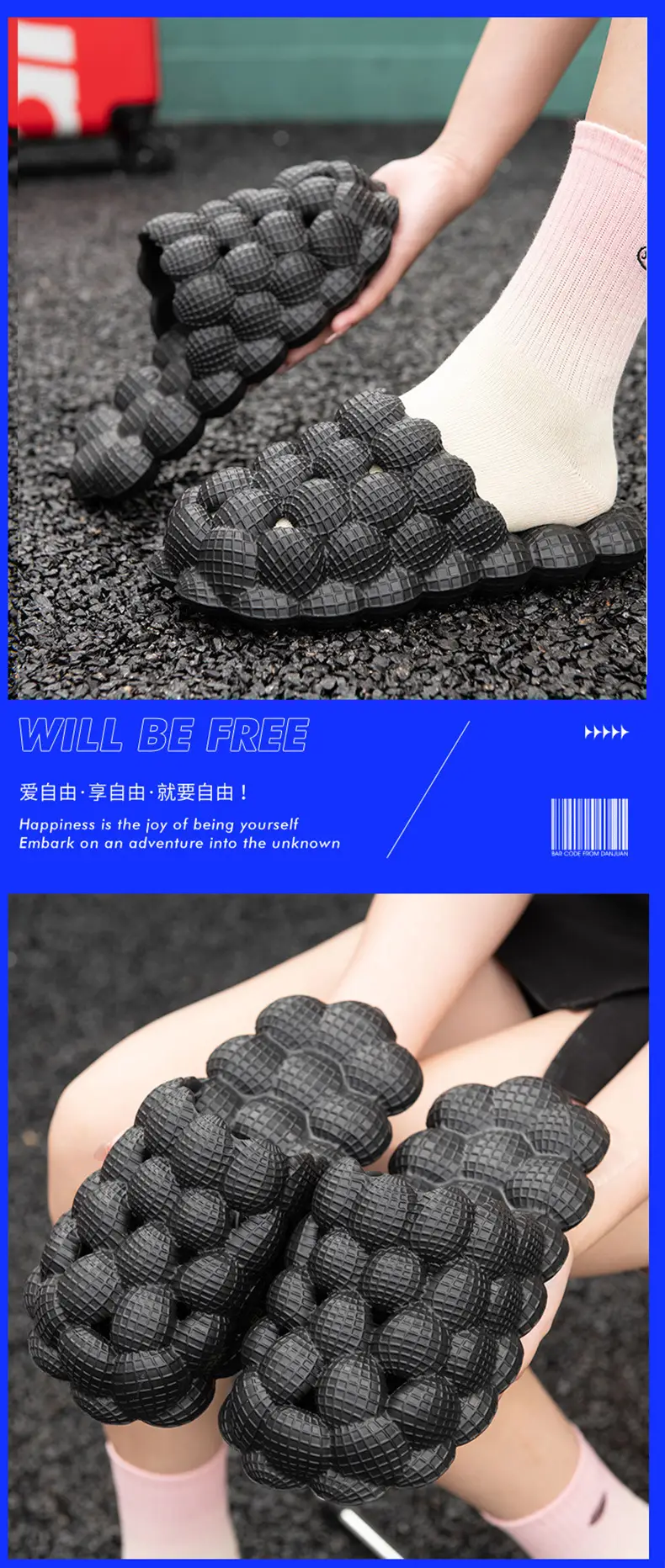 Women's Lychee Clogs with EVA Sole & Flat Heel — feature 11