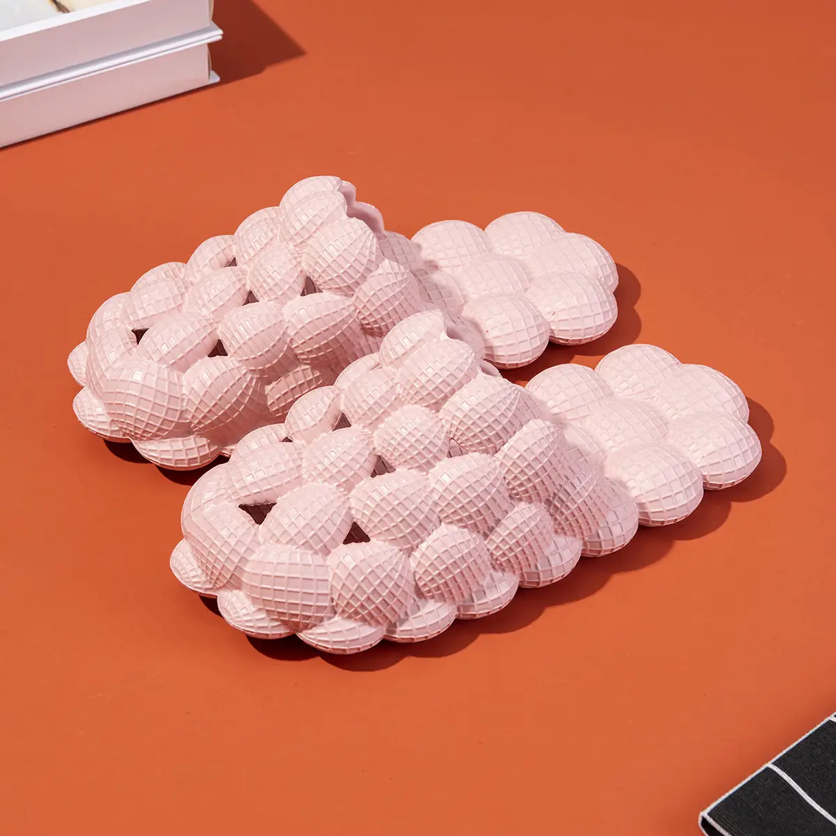 Women's Lychee Clogs with EVA Sole & Flat Heel