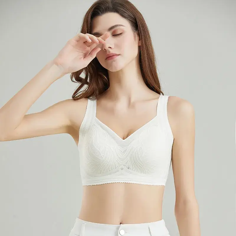 Traceless Lace Bra Women Summer Thin Sexy Back - Image 10