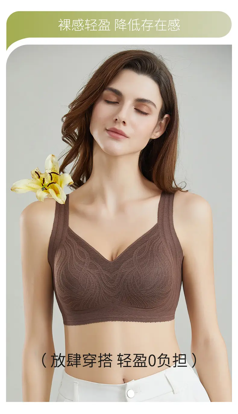 Traceless Lace Bra Women Summer Thin Sexy Back — feature 17