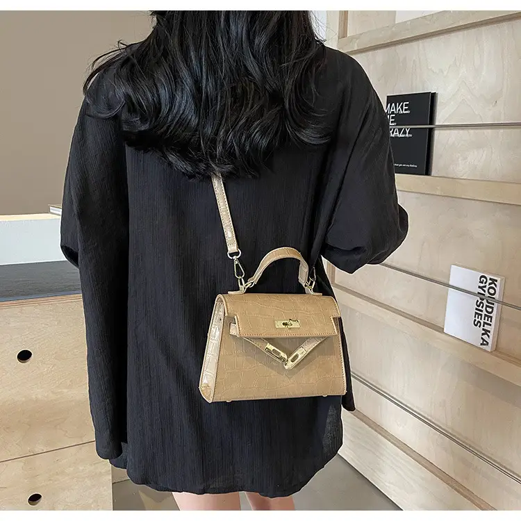 White Croc Leather Shoulder Bag for Women — feature 18