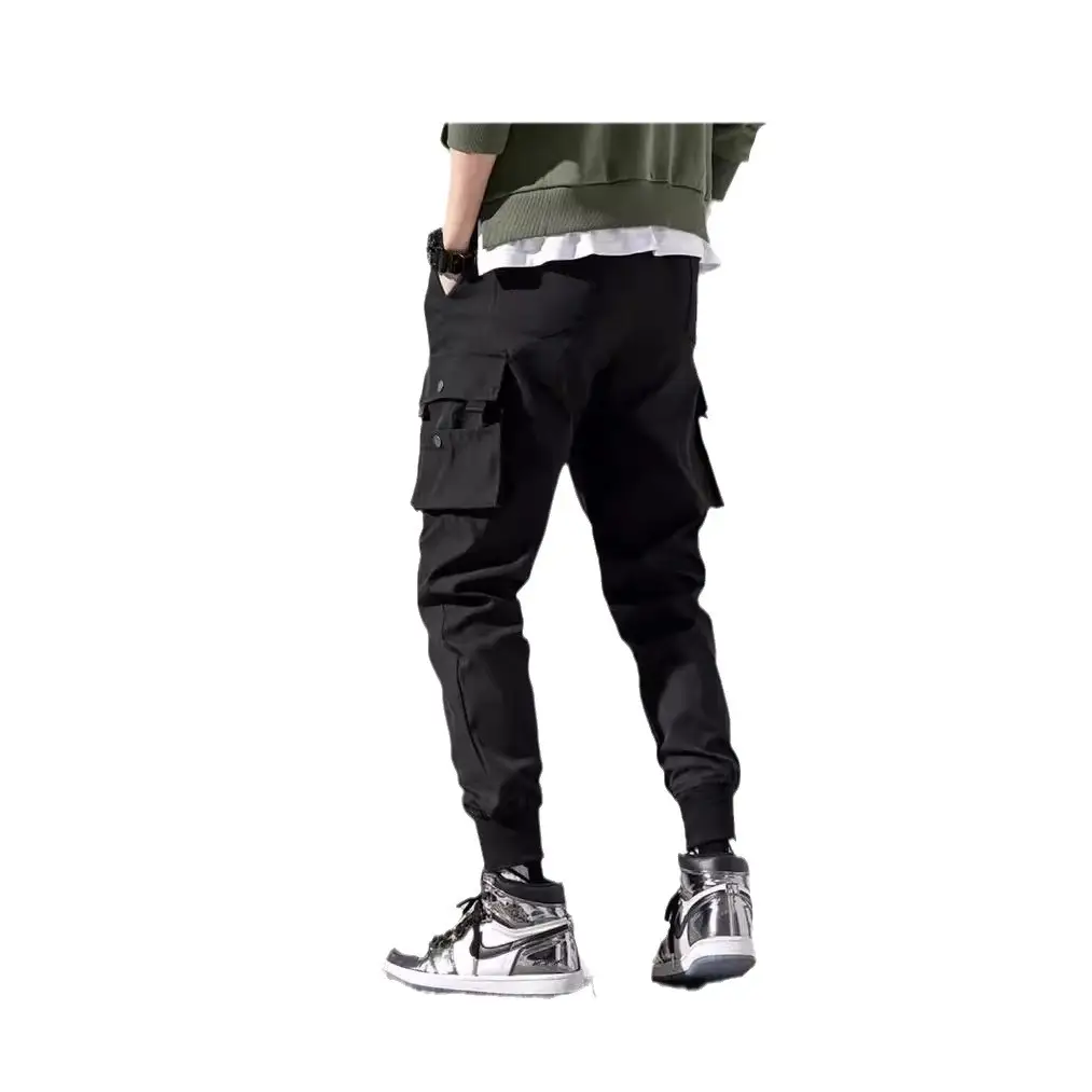 Men Black Casual Knee-Length Trousers 2024 - Image 9