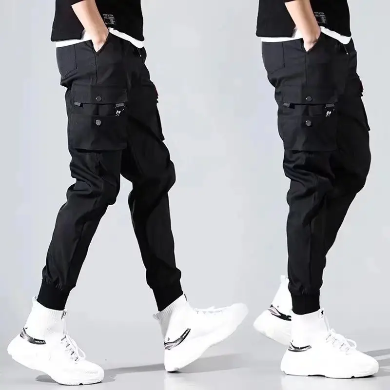 Men Black Casual Knee-Length Trousers 2024 - Image 2