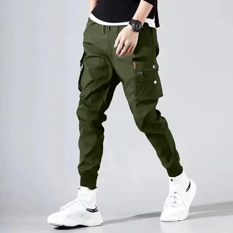 Men Black Casual Knee-Length Trousers 2024 - Image 3