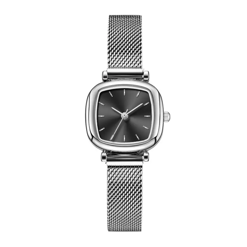Women's Roman Style Mesh Belt Watch with Square Face
