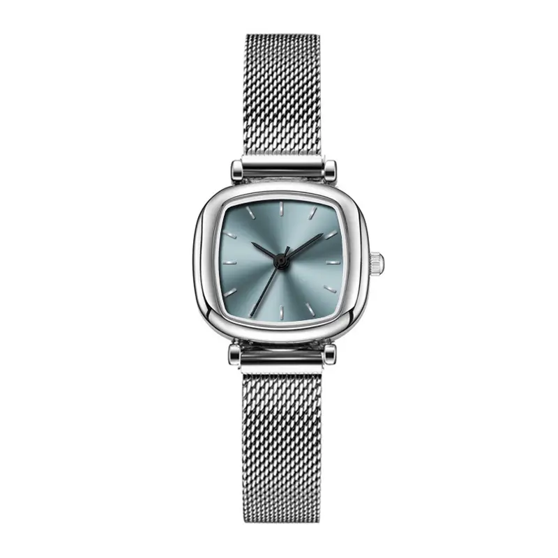 Women's Roman Style Mesh Belt Watch with Square Face