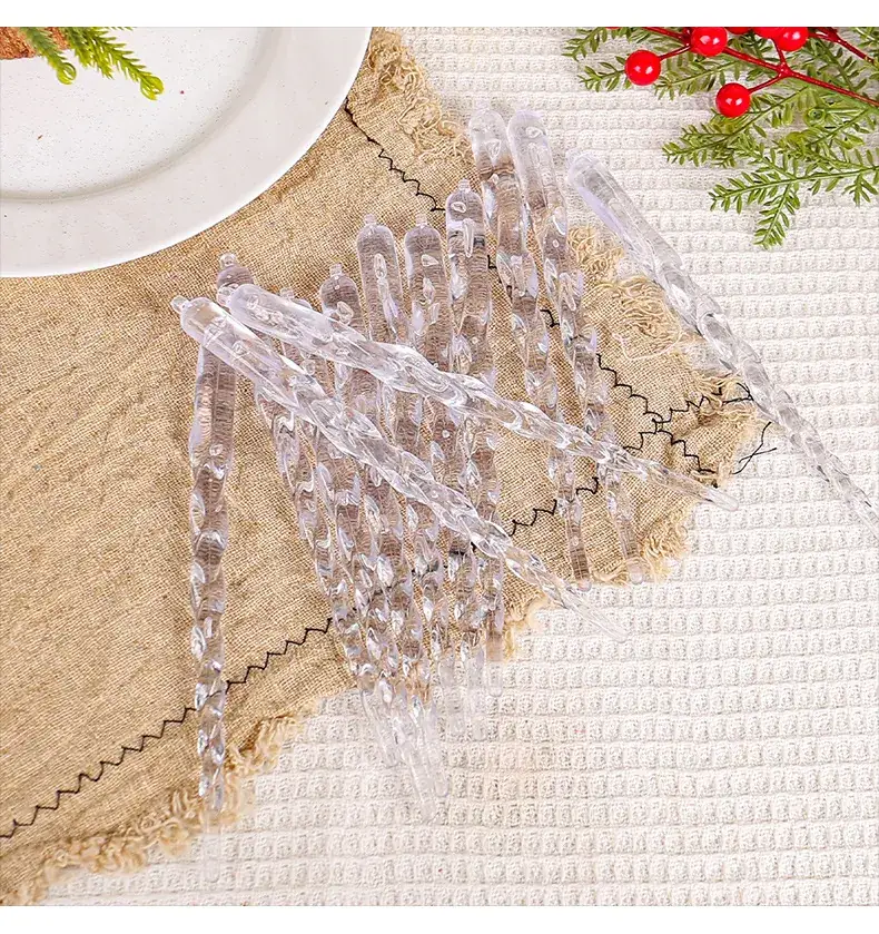 Transparent Ice Crystal Hanging Decor for Christmas Tree — feature 7