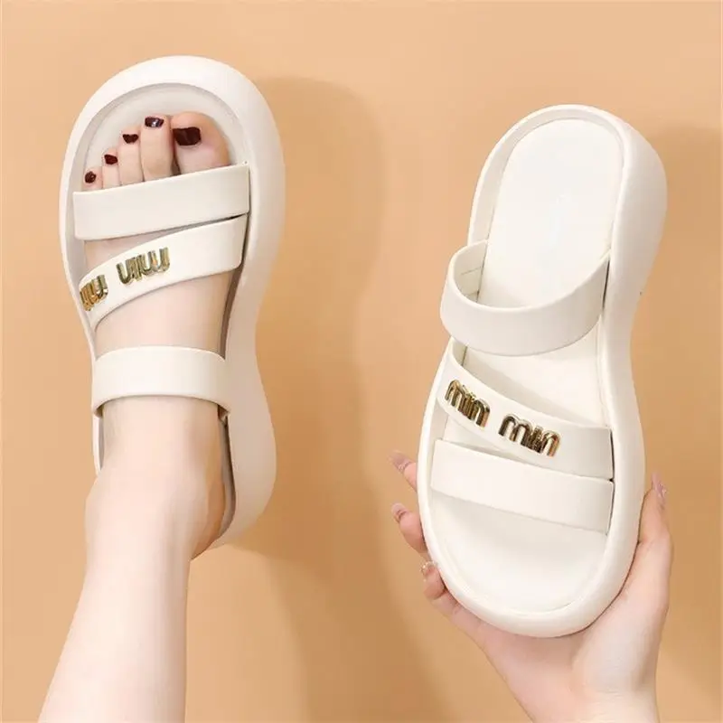 Women's Black French Roman Beach Slippers 2024 - Image 5