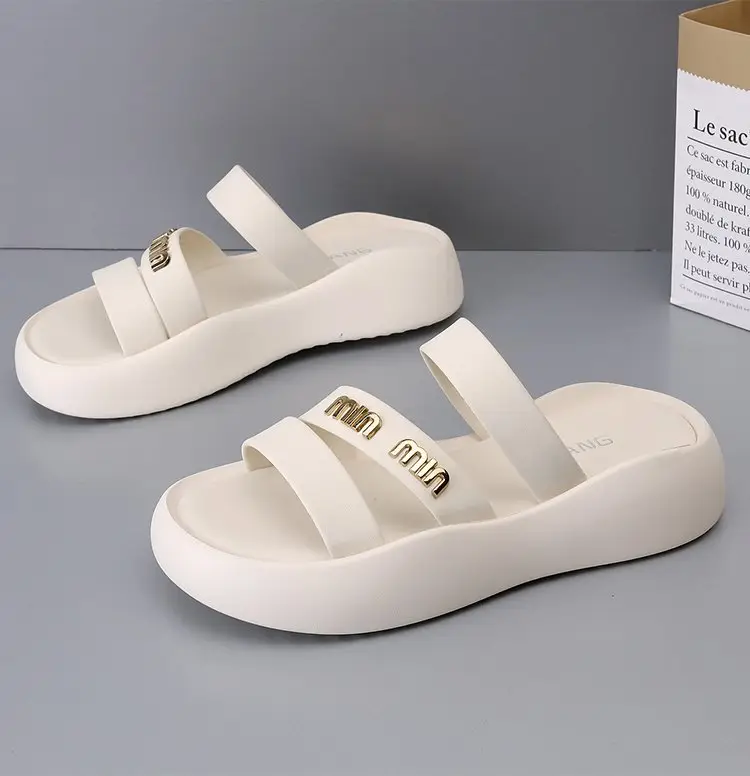 Women's Black French Roman Beach Slippers 2024 — feature 21