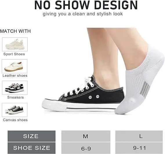 Summer Thin Mesh Large Size Boat Socks for Women, Sports Running Socks for Men, Breathable Sweat-Absorbing Short Socks, Anti-Odor Color-Blocked Cotton Socks — feature 32