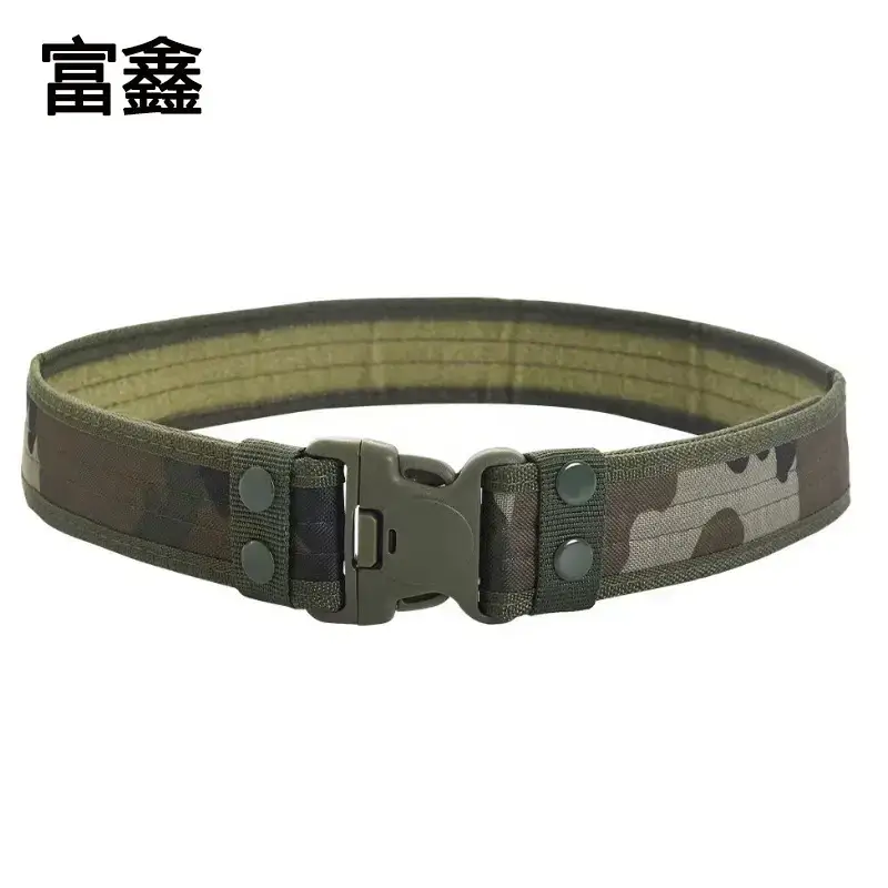 Military Tactical Belt Plastic Buckle Green