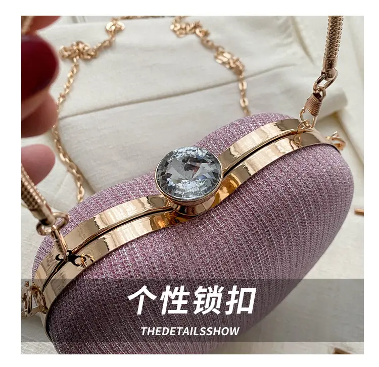 Heart-Shaped Gold Chain Women's Bags Set of 4 — feature 6