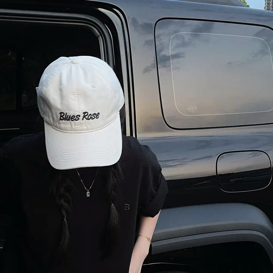 White Wide Brim Baseball Cap for Girls Boys - Image 11