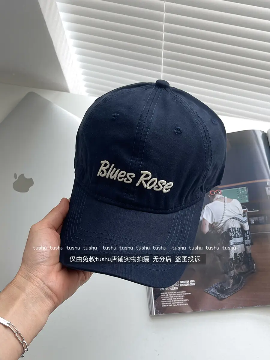 White Wide Brim Baseball Cap for Girls Boys - Image 3