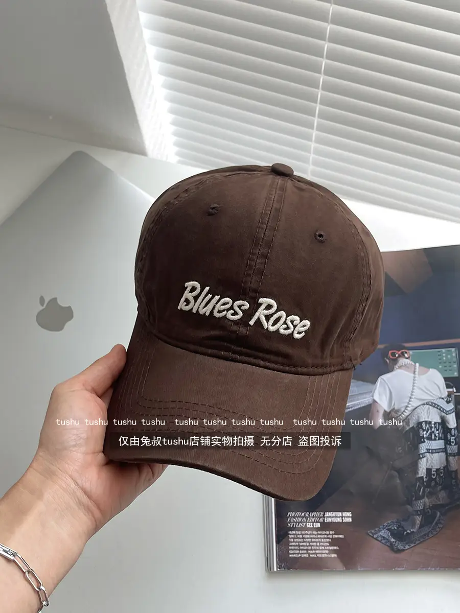 White Wide Brim Baseball Cap for Girls Boys - Image 6