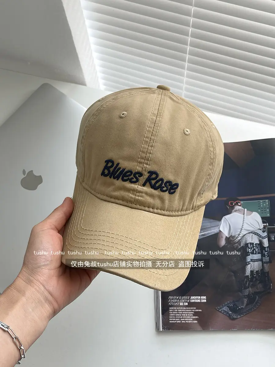 White Wide Brim Baseball Cap for Girls Boys - Image 7