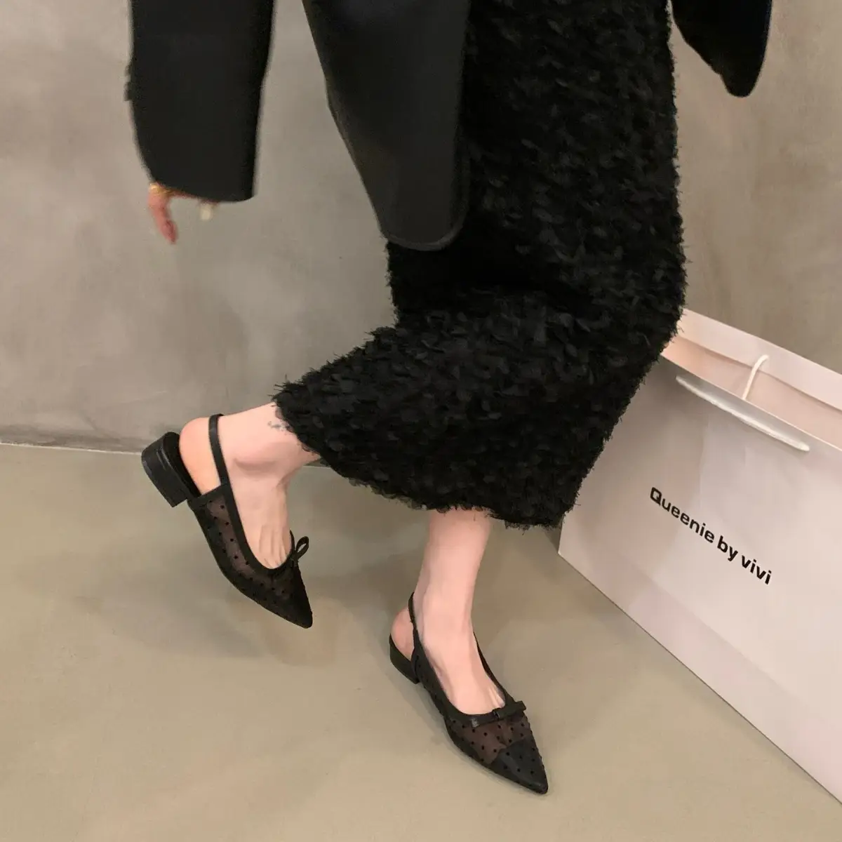 French Bow Toe Sandals Fairy Shoes 2024 - Image 6