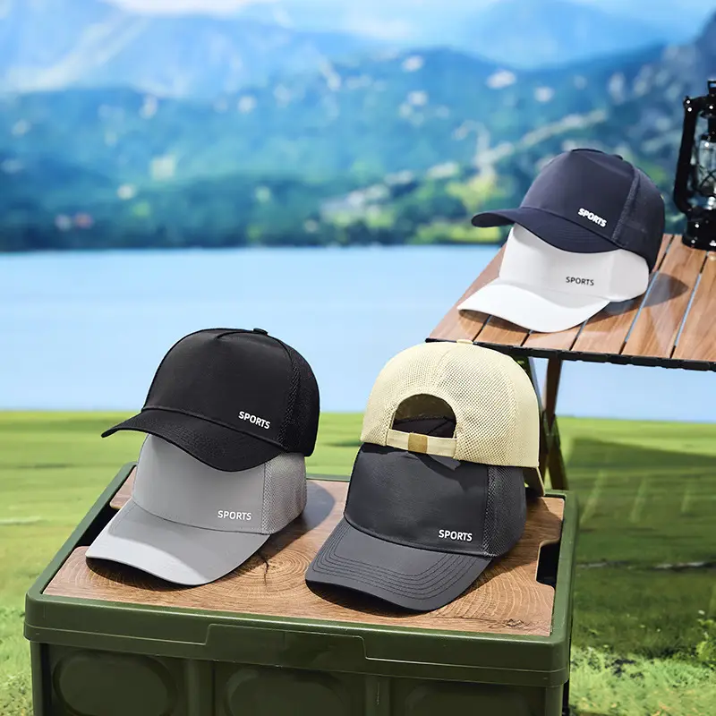 Men's Grey Sports Cap with Logo - Image 15