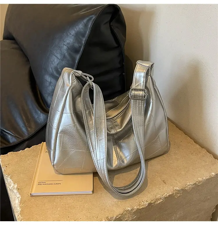 Women's 2014 Summer Crossbody Bag Soft Leather White — feature 14