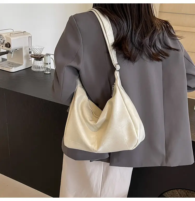 Women's 2014 Summer Crossbody Bag Soft Leather White — feature 18