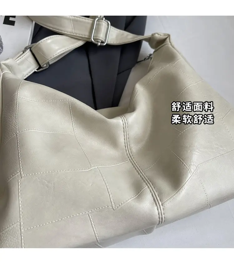 Women's 2014 Summer Crossbody Bag Soft Leather White — feature 3