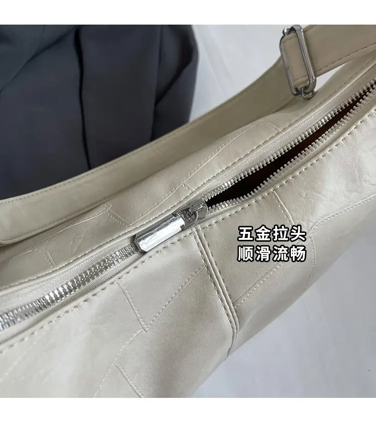 Women's 2014 Summer Crossbody Bag Soft Leather White — feature 4