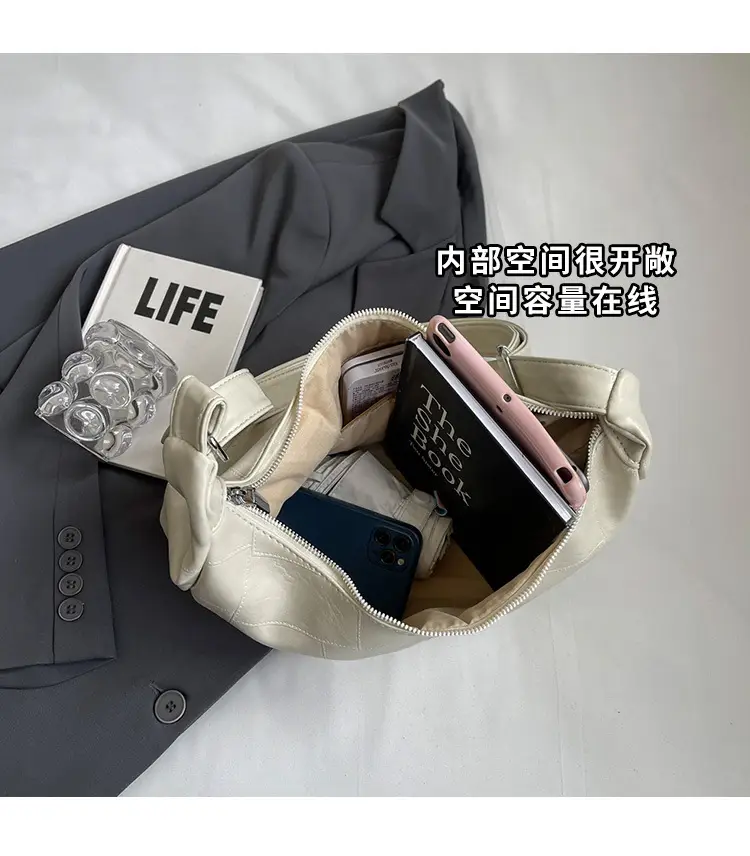 Women's 2014 Summer Crossbody Bag Soft Leather White — feature 6