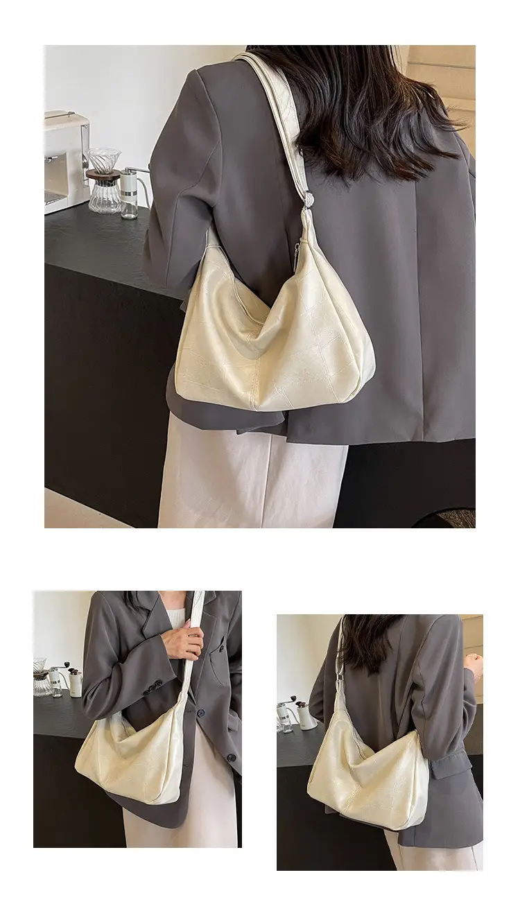 Women's 2014 Summer Crossbody Bag Soft Leather White — feature 8