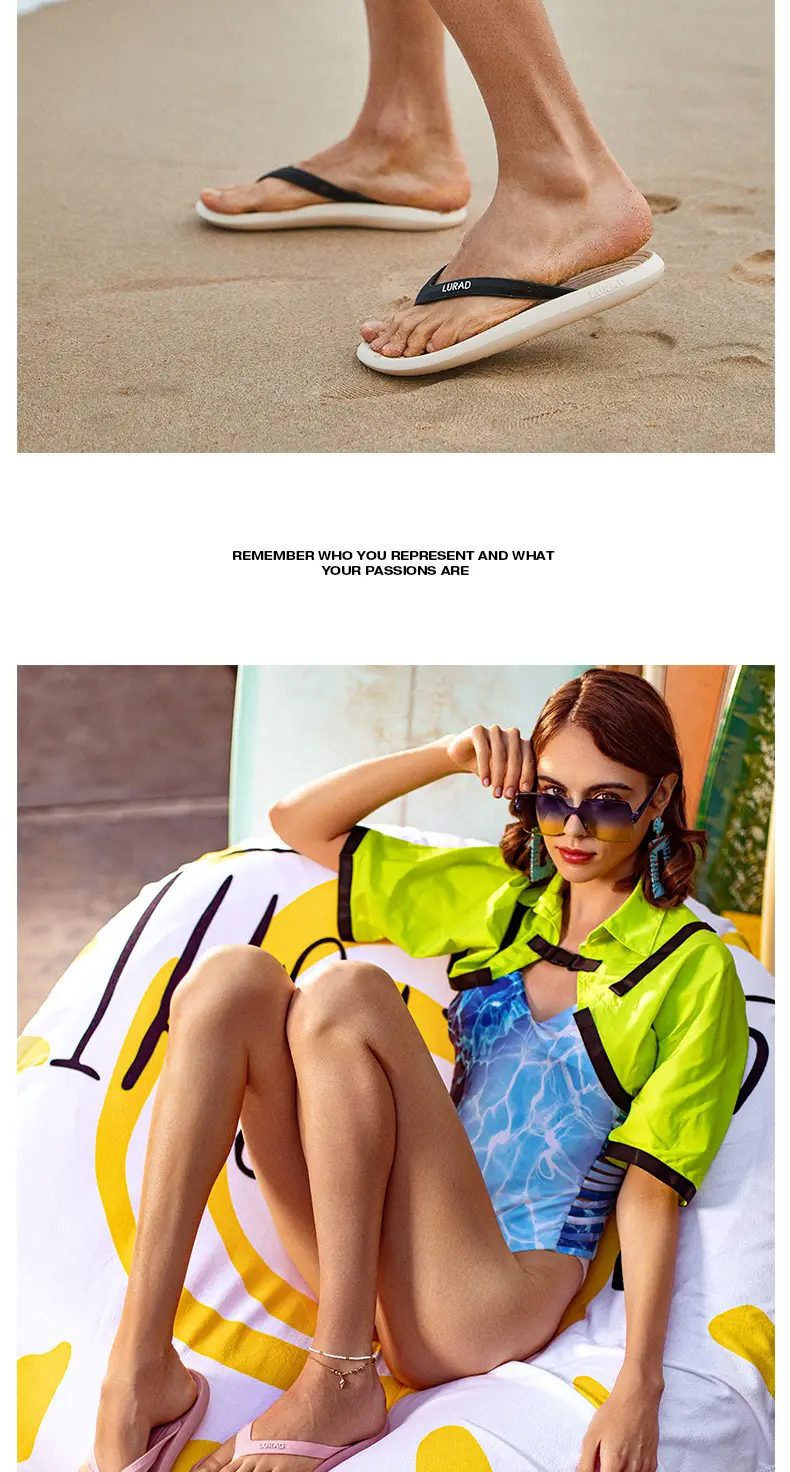 New Flip-flops Women and Men's Flip-flops Flat-bottomed Fashionable Outer Wear Couple's Flip-flops Soft-bottomed Slippers Foreign Trade Beach Slippers — feature 7