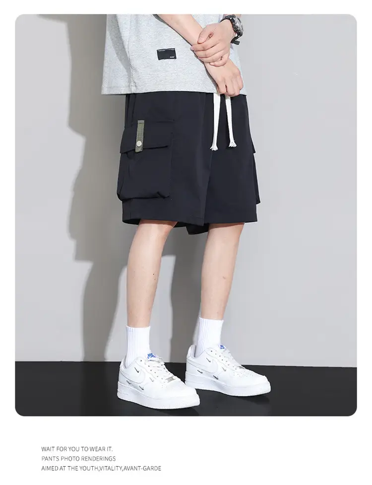 2025 Summer Loose Fit Plus Shorts Cross-border Sports Casual Pants — feature 10