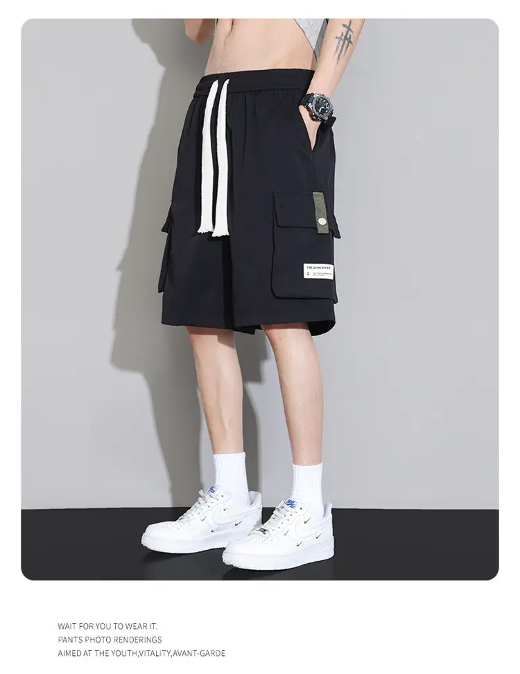 2025 Summer Loose Fit Plus Shorts Cross-border Sports Casual Pants — feature 11