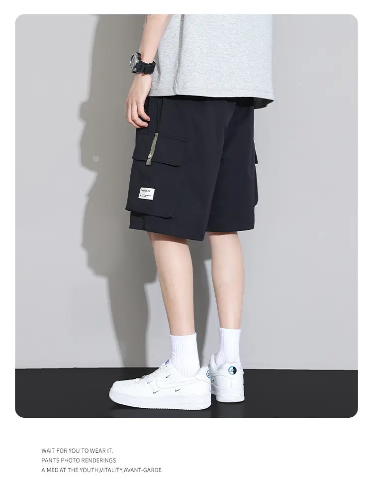2025 Summer Loose Fit Plus Shorts Cross-border Sports Casual Pants — feature 12