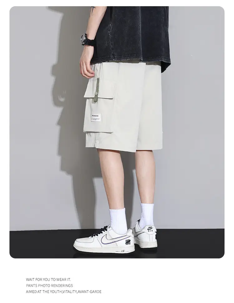 2025 Summer Loose Fit Plus Shorts Cross-border Sports Casual Pants — feature 17