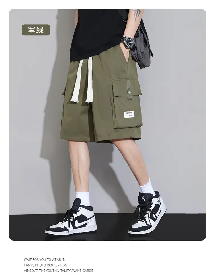 2025 Summer Loose Fit Plus Shorts Cross-border Sports Casual Pants — feature 18