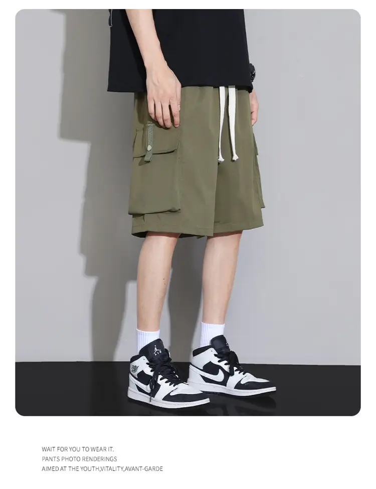 2025 Summer Loose Fit Plus Shorts Cross-border Sports Casual Pants — feature 19