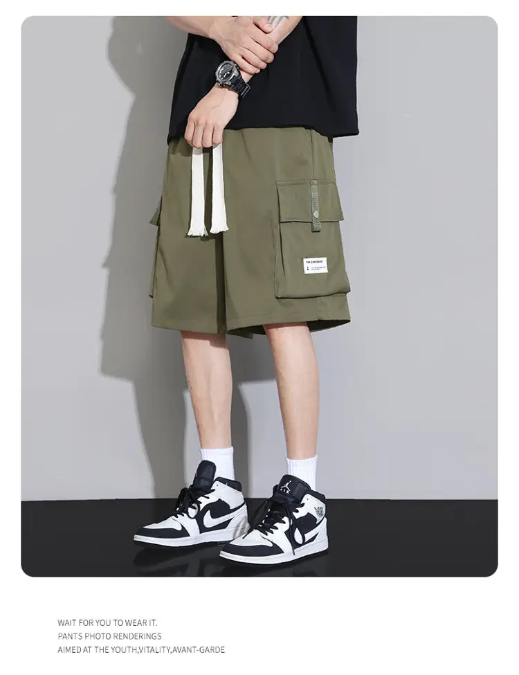 2025 Summer Loose Fit Plus Shorts Cross-border Sports Casual Pants — feature 20