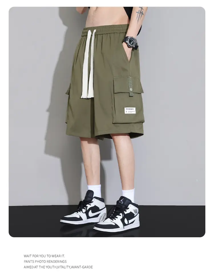 2025 Summer Loose Fit Plus Shorts Cross-border Sports Casual Pants — feature 21
