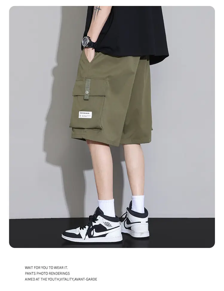 2025 Summer Loose Fit Plus Shorts Cross-border Sports Casual Pants — feature 22