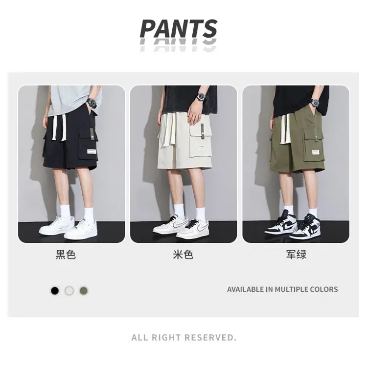 2025 Summer Loose Fit Plus Shorts Cross-border Sports Casual Pants — feature 6