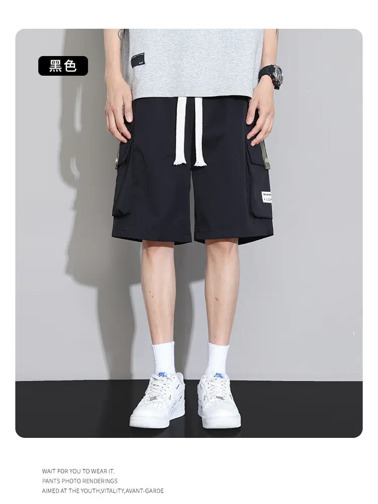 2025 Summer Loose Fit Plus Shorts Cross-border Sports Casual Pants — feature 8