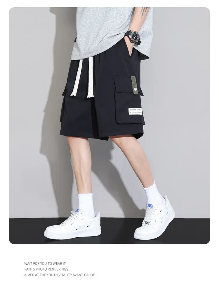 2025 Summer Loose Fit Plus Shorts Cross-border Sports Casual Pants — feature 9