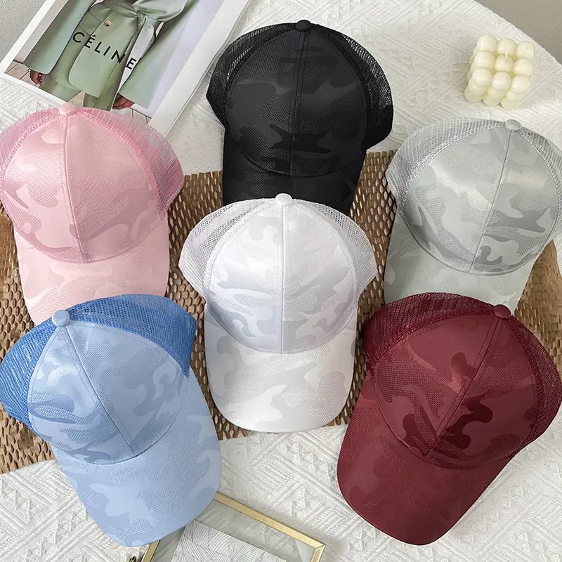 Men's Black Mesh Baseball Cap Summer Sun Protection - Image 10