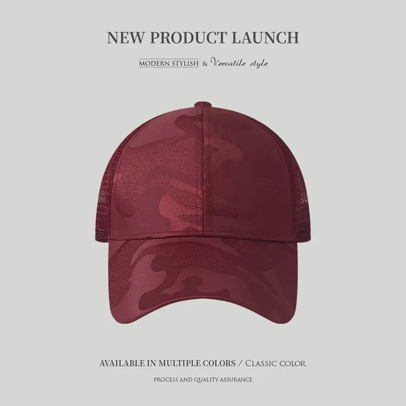 Men's Black Mesh Baseball Cap Summer Sun Protection - Image 6