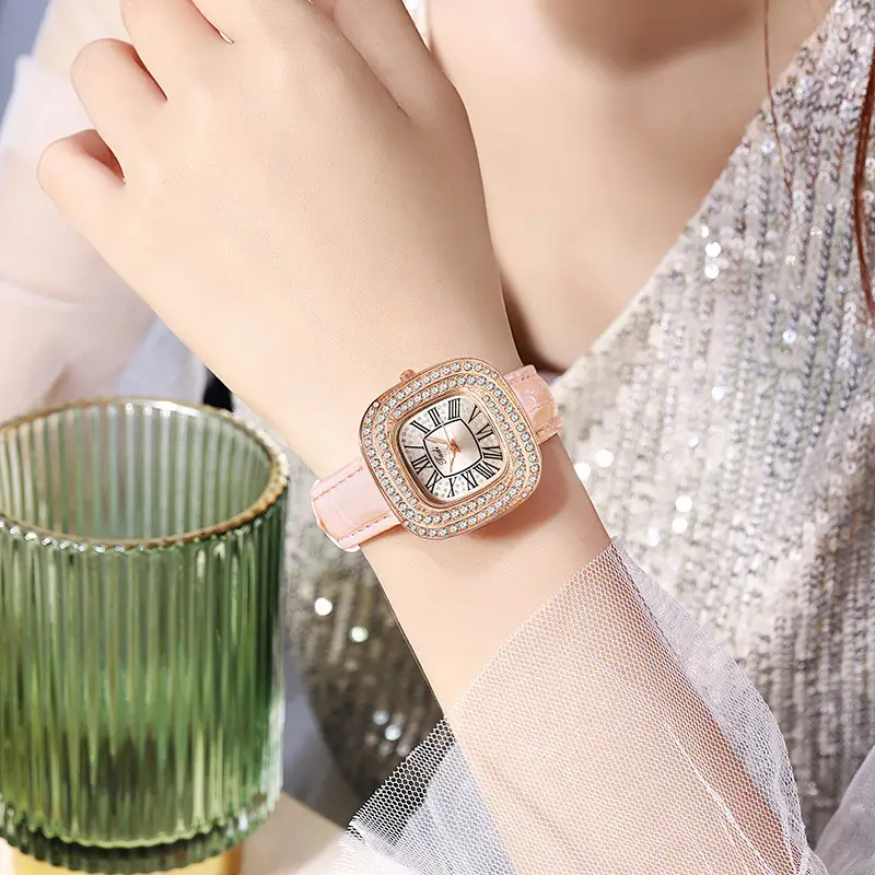 High-End Gypsophila Square Watch for Women