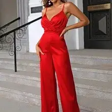 2025 Women's Printed Wide Leg Pants with Ruffled Sleeves — feature 15